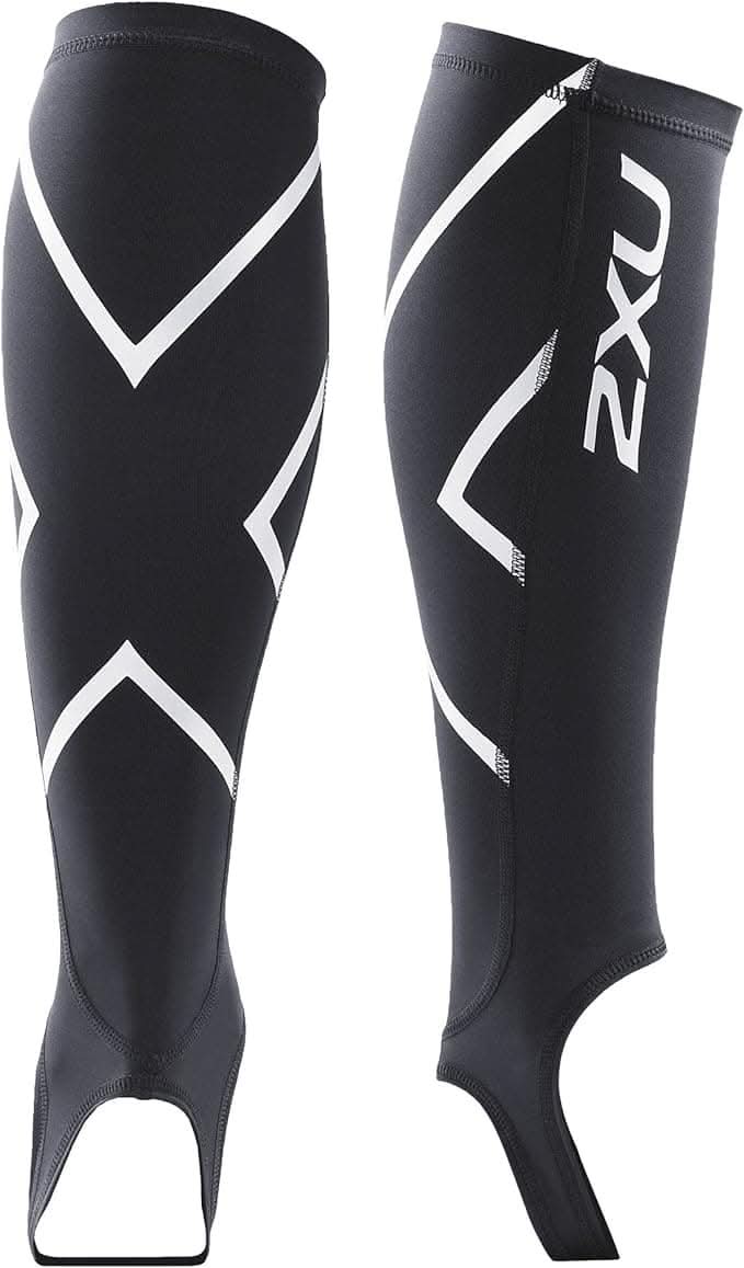 2Xu, Stirrup Compression Calf Guard X Large, Ua1986, Black/Black