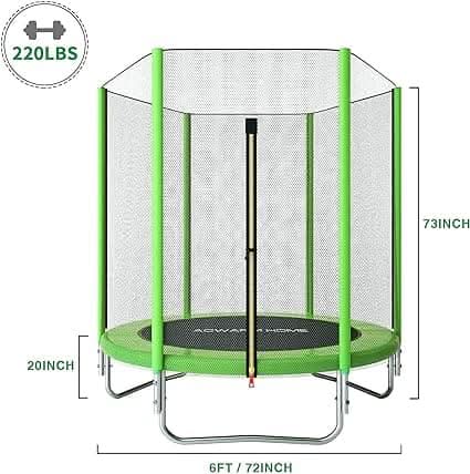 Ta Sport, 6Ft Mini Trampoline For Kids