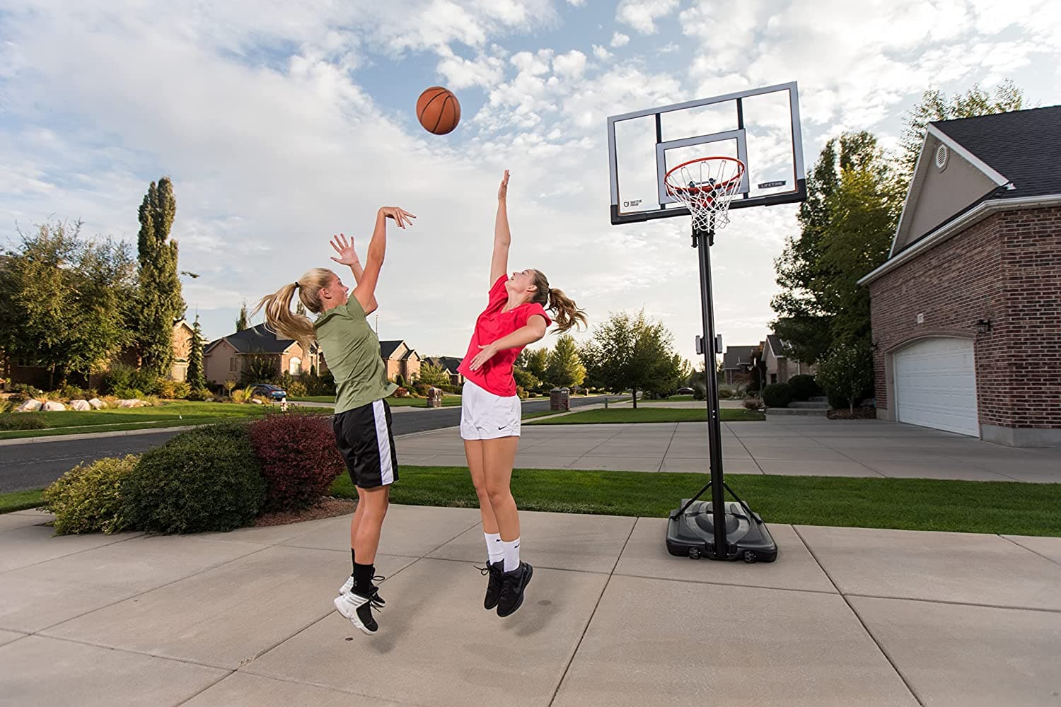 Lifetime 90061 52" Shatterproof Backboard, Portable Basketball System - Athletix.ae