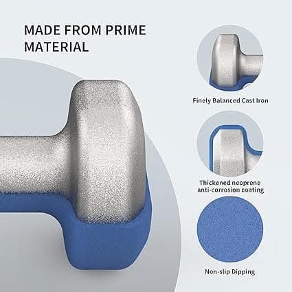 Ta Sports, Proiron Neoprene Dumbbells Weights Exercise & Fitness Dumbbells