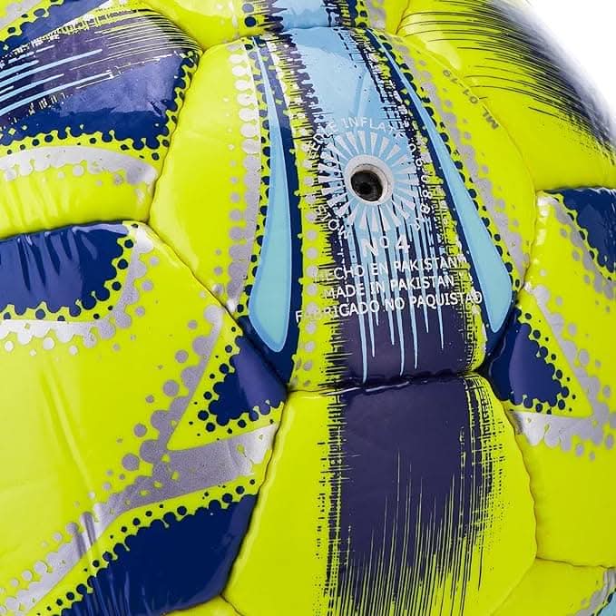 Joma, Dali Soccer Ball Size 4 400191.060.4, Yellow Fluor-Navy