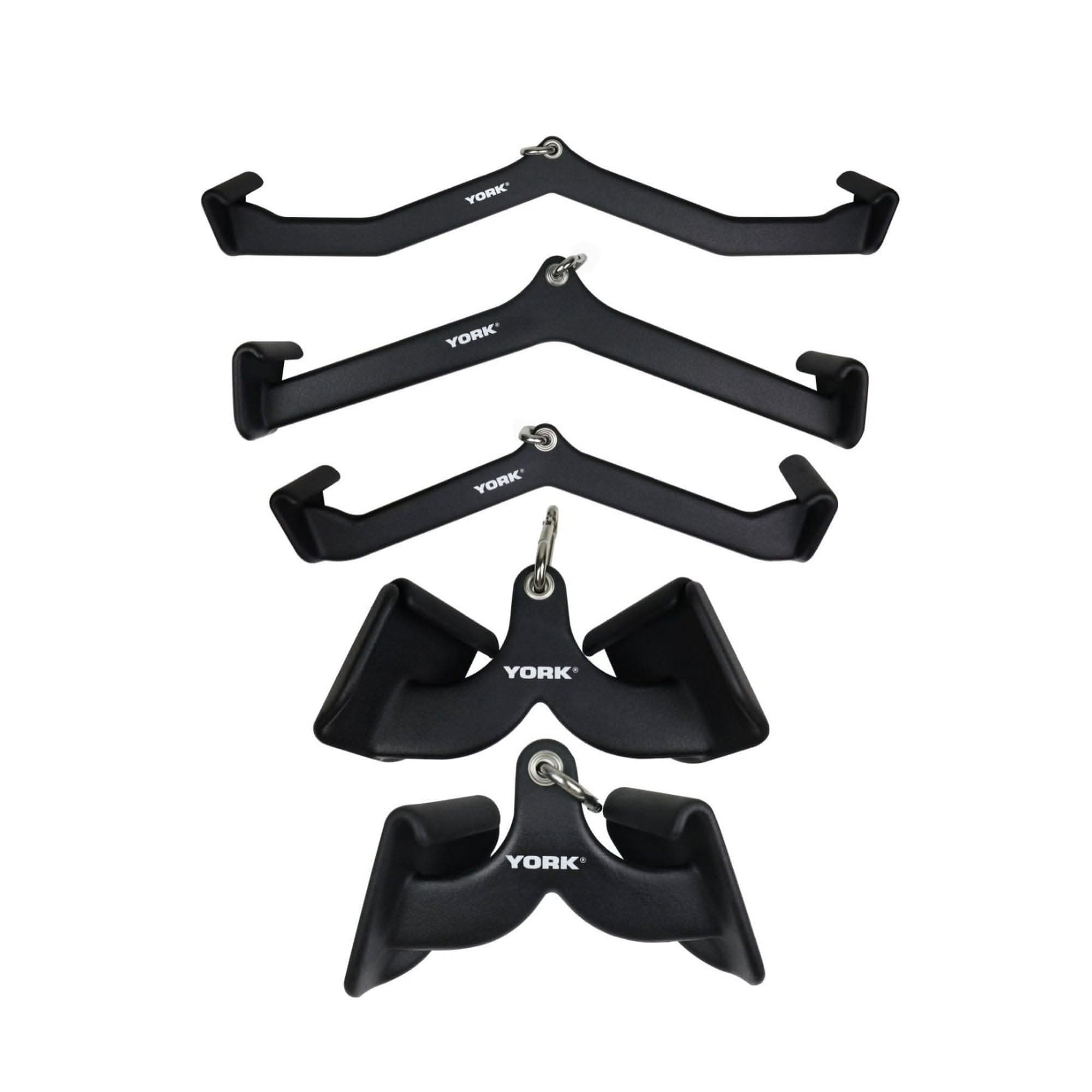 York, Power Grip Attachment 5 Piece Power Grip Set, Black