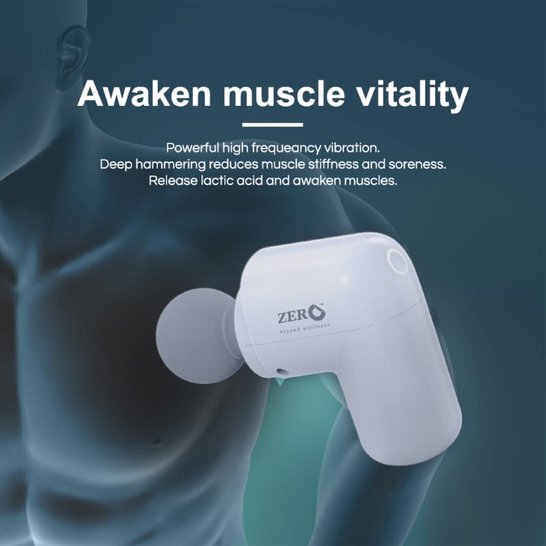 Zero HealthCare Therma Flex Gun, High-Powered Handy Massage Gun