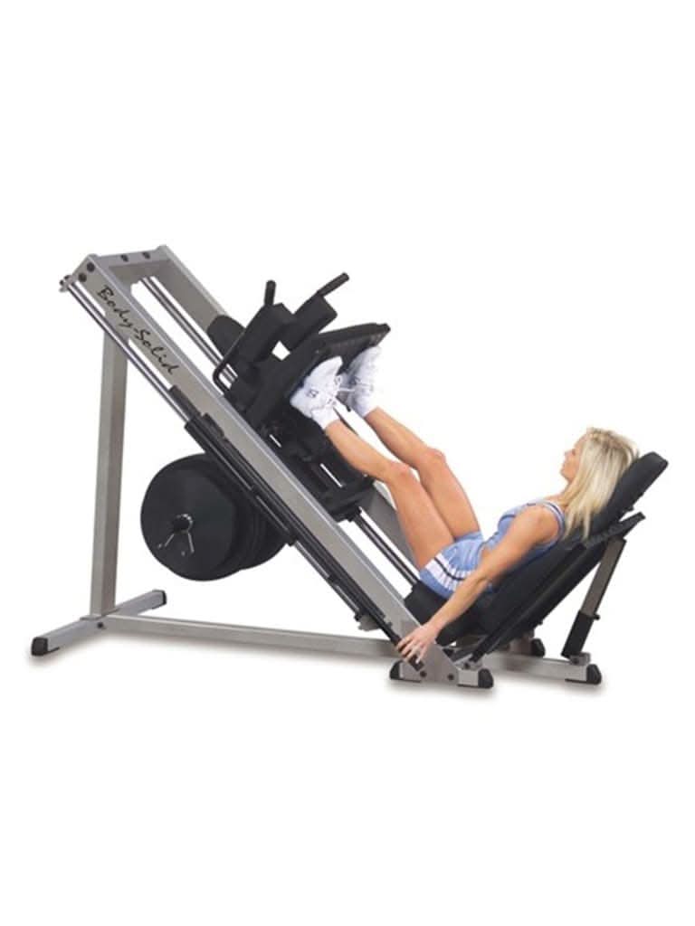 Body-Solid GLPH2100 Hack Squat Press Machine | Leg Press & Squat Strength Equipment
