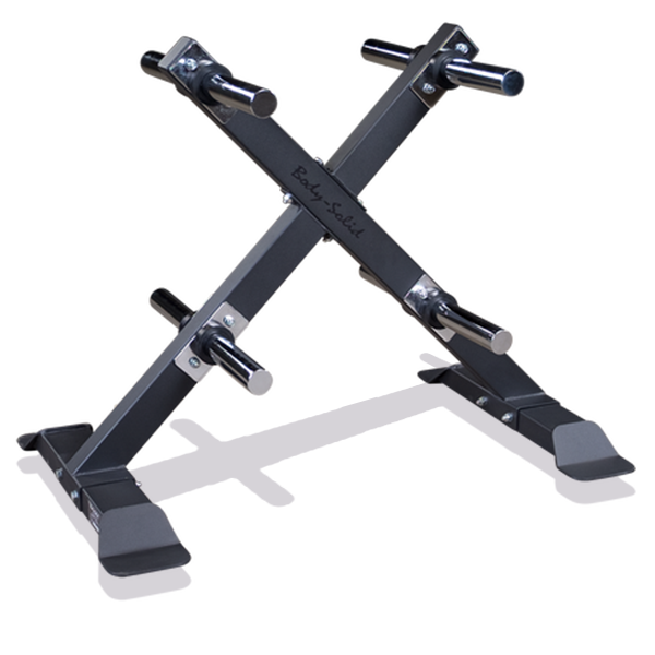 Body Solid GWT66 X-Factor Plate Tree – 1200LB Olympic Weight Storage Rack