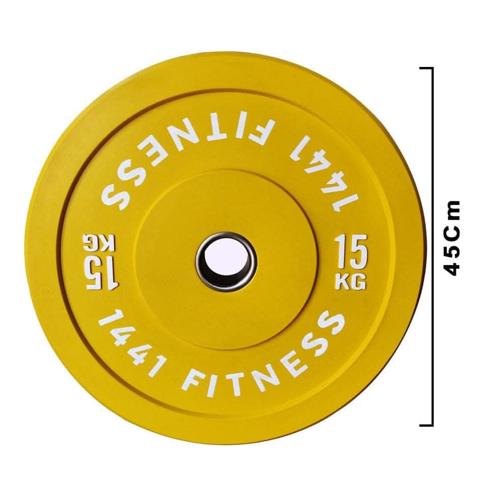 1441 Fitness Color Bumper Plates 5 Kg to 25 Kg 15 KG