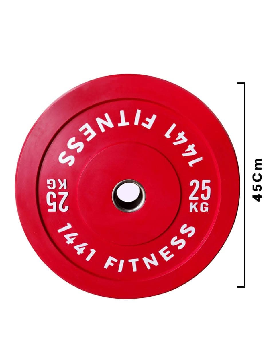 1441 Fitness Color Bumper Plates 5 Kg to 25 Kg 25 KG