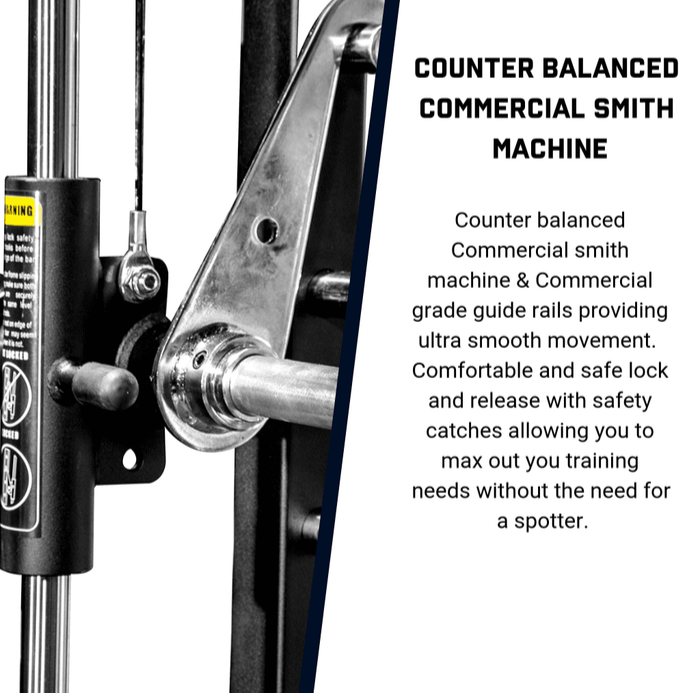 Force USA G9 All-In-One Trainer with Upgrade Kit – Multi Gym with Smith Machine & Cable System