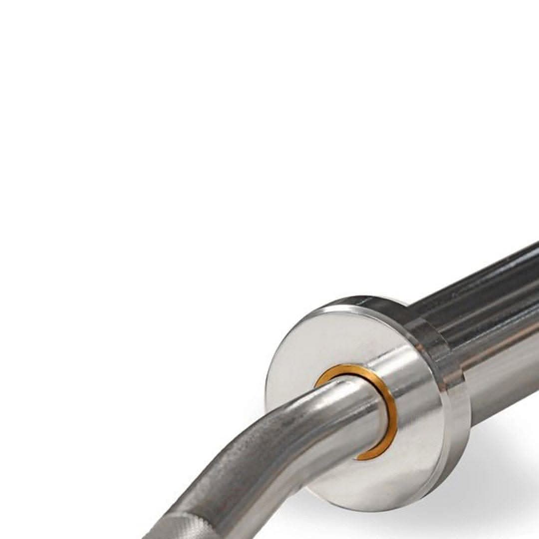 1441 Fitness 4 Ft Olympic Size EZ Curl Bar with Collars | 7 kg