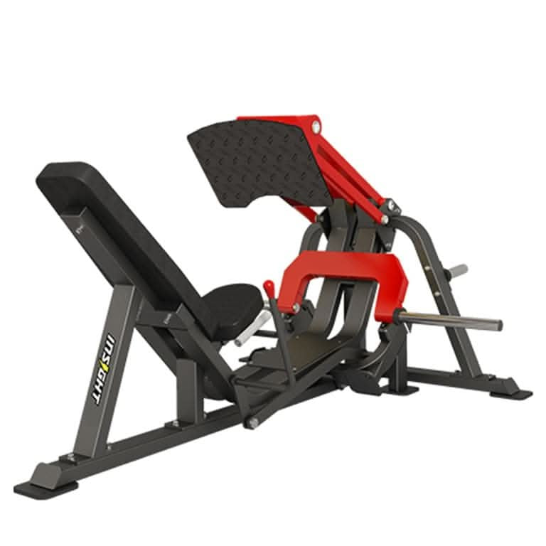 Insight Fitness Leg Press Machine DH008 – Black & Red | Lower Body Strength Training Equipment
