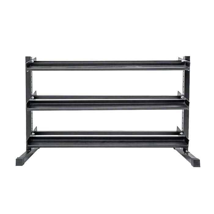 Force USA Rubber Hex Dumbbell Rack - 3 Tier