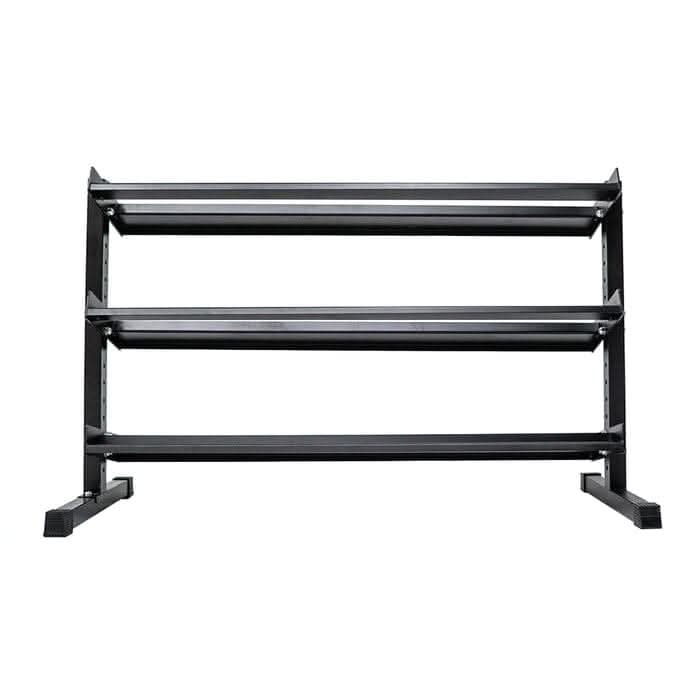 Force USA Rubber Hex Dumbbell Rack - 3 Tier