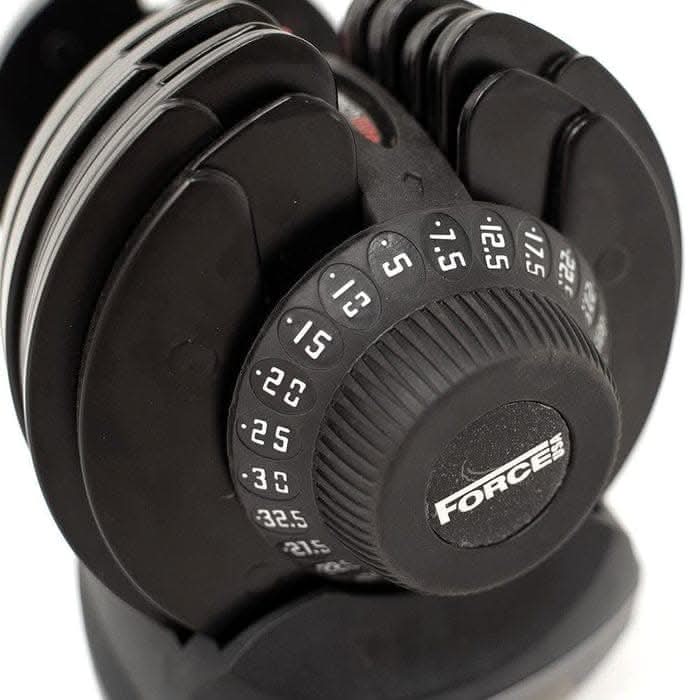 Force USA DialTech Elite 32.5kg Adjustable Dumbbell (single)Force USA DialTech Elite Adjustable Dumbbell