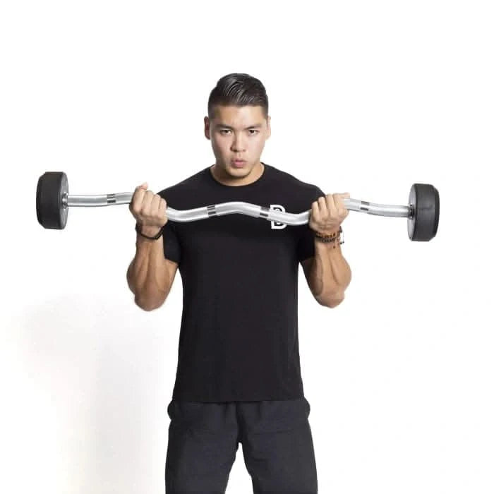 Harley Fitness TPU Fixed Curl Barbell Weight - 10 Kg - 50 Kg