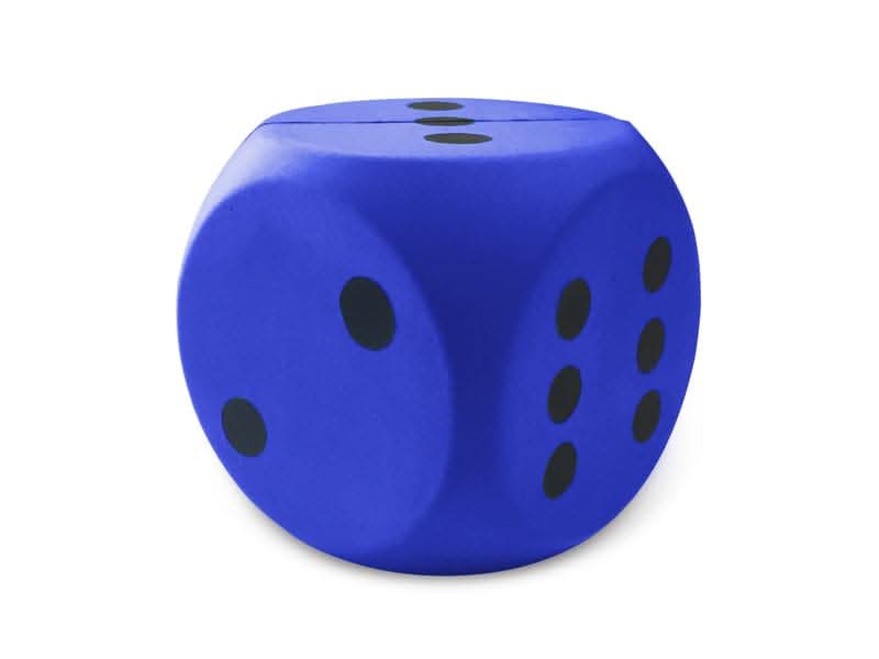 DS Big Foam Dice Blue