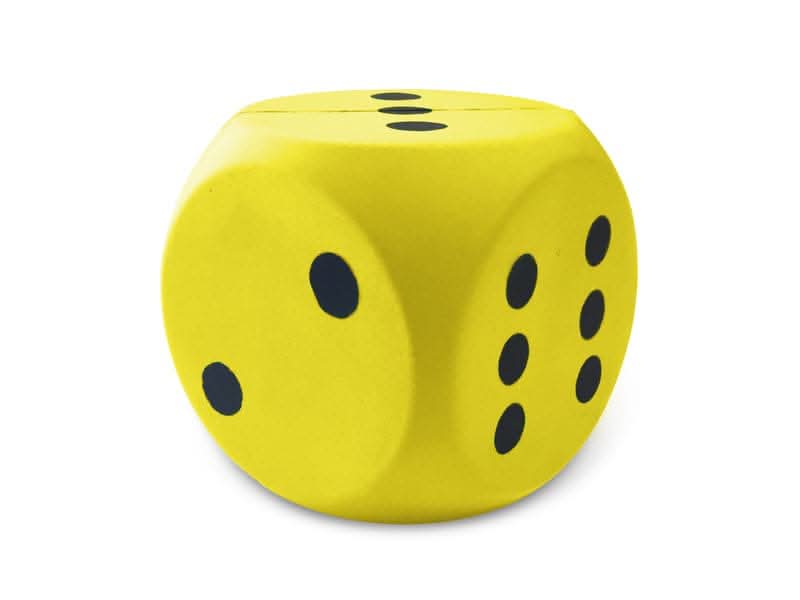 DS Big Foam Dice - Yellow