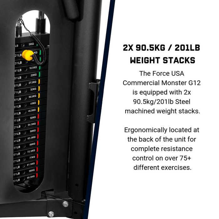 Force USA G12 All-In-One Trainer – Smith Machine, Cable Crossover & Power Rack Gym System