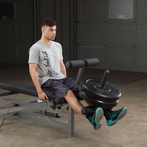 Body Solid GDIB46L PowerCenter Combo Bench – 6-Position Bench with Squat Station
