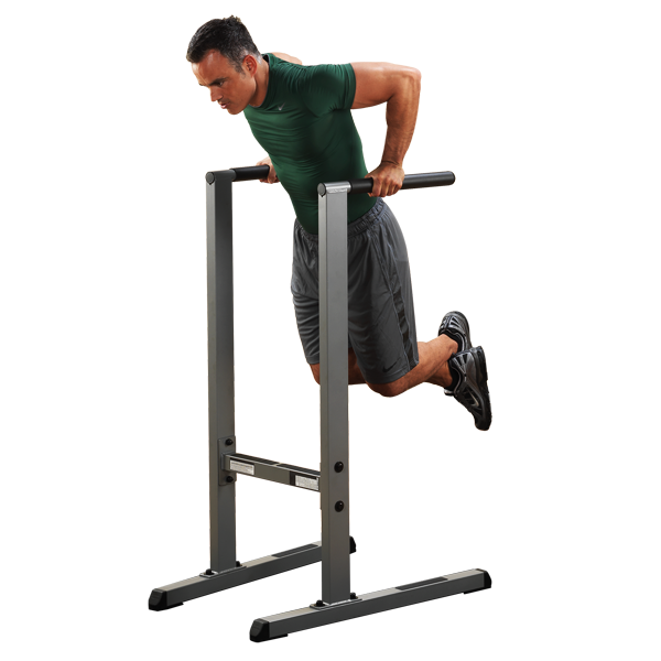 Body-Solid GDIP59 Dip Station | Upper Body Strength Training Equipment