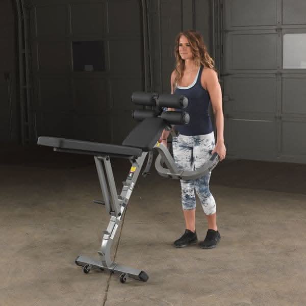 Body Solid GFID31 Flat Incline Decline Bench – FID Bench for Racks & Smith Machines