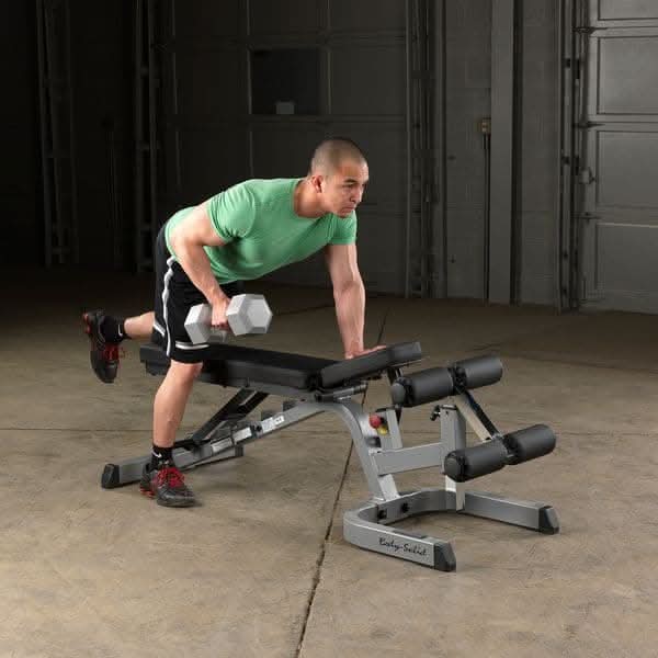 Body Solid GFID71 Heavy Duty FID Bench – Flat Incline Decline Adjustable Bench