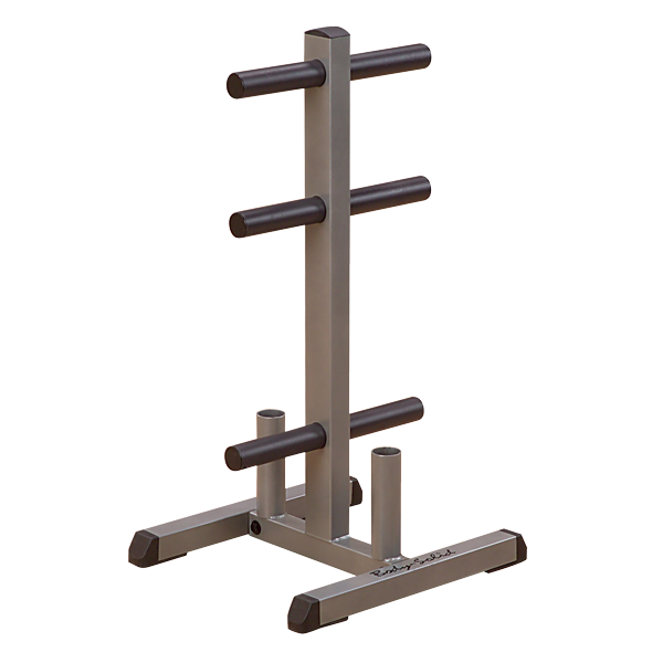 Body Solid GOWT Olympic Plate Tree & Bar Holder – 1000LB Weight Organizer