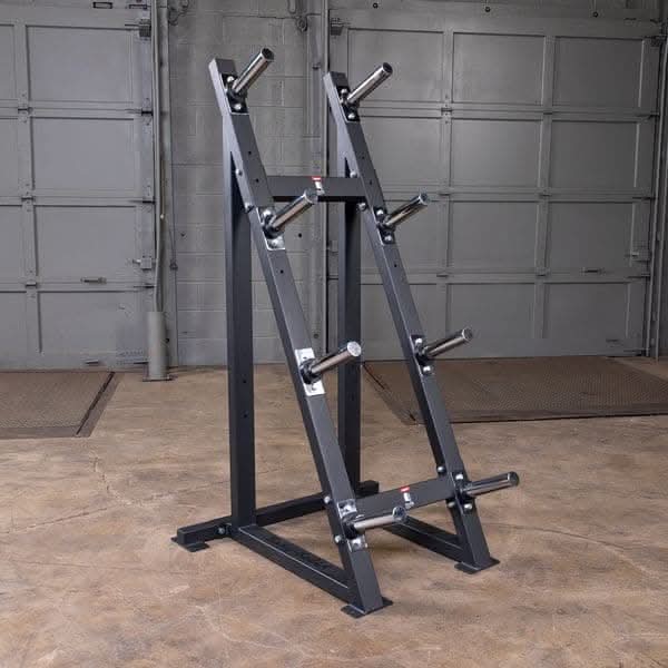 Body Solid GWT76 High Capacity Plate Rack – Modular Olympic Weight Tree