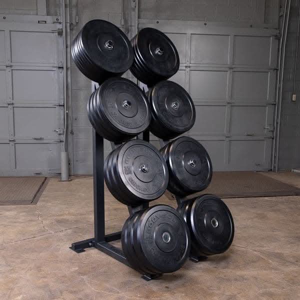 Body Solid GWT76 High Capacity Plate Rack – Modular Olympic Weight Tree