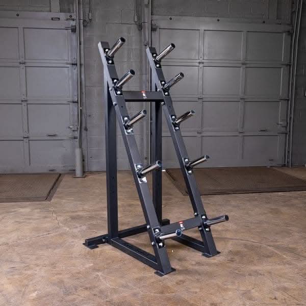 Body Solid GWT76 High Capacity Plate Rack – Modular Olympic Weight Tree