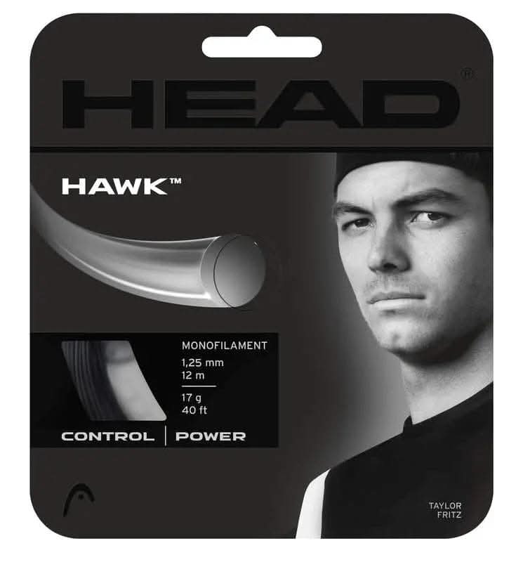 HEAD Hawk Tennis Strings 17 Black
