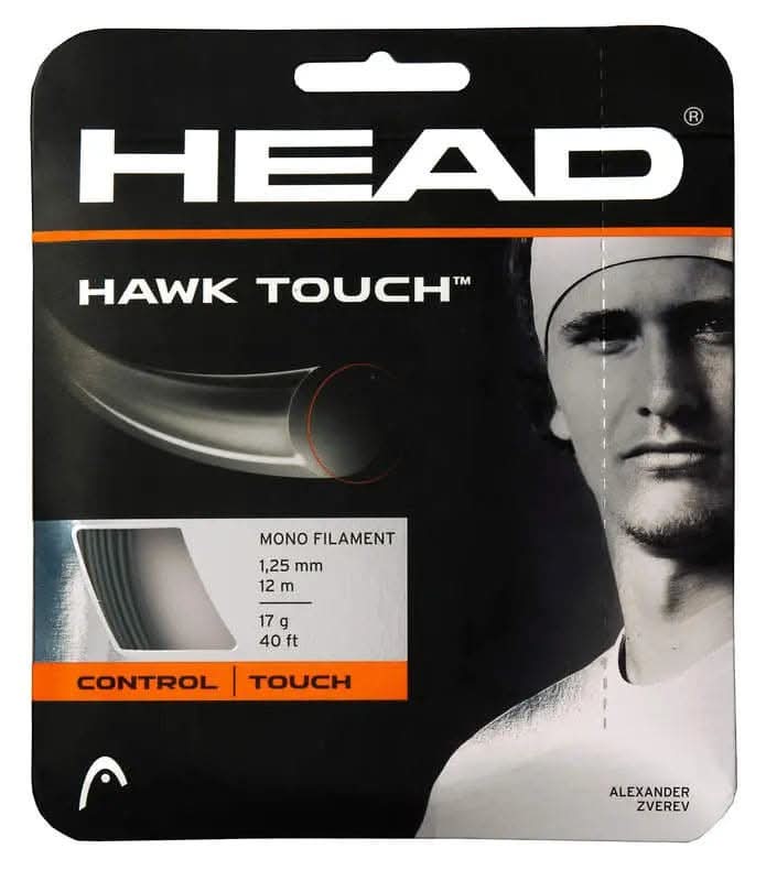 HEAD Hawk Touch Tennis Strings 17 Anthracite