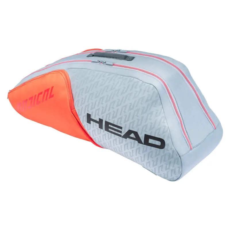 HEAD Radical 6R Combi Tennis Bag Grey Orange