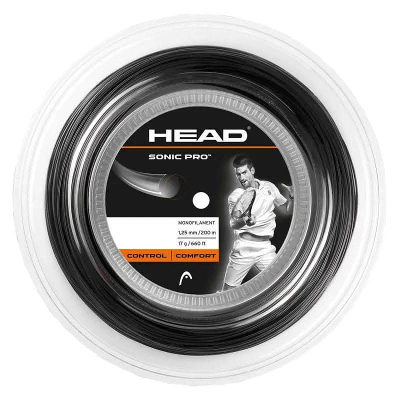 HEAD Sonic Pro ™ 200m Tennis Strings Reel Black