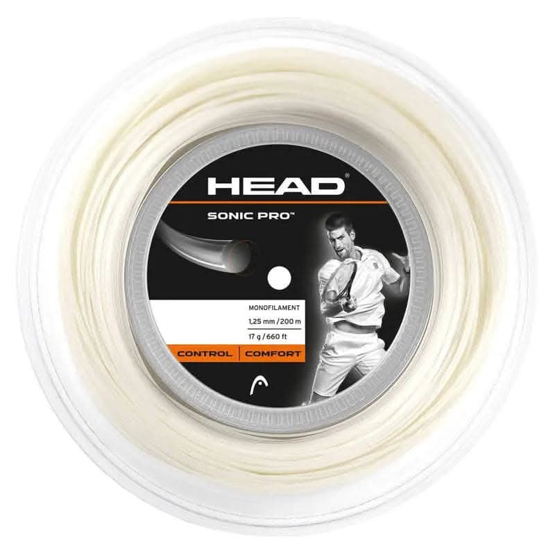 HEAD Sonic Pro ™ 200m Tennis Strings Reel White