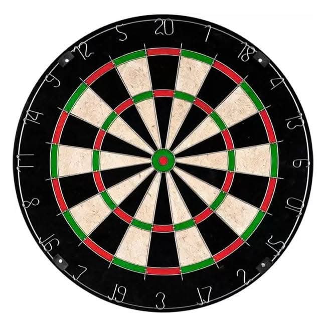 Harley Fitness Bristle Professional Dartboard with 6 Darts