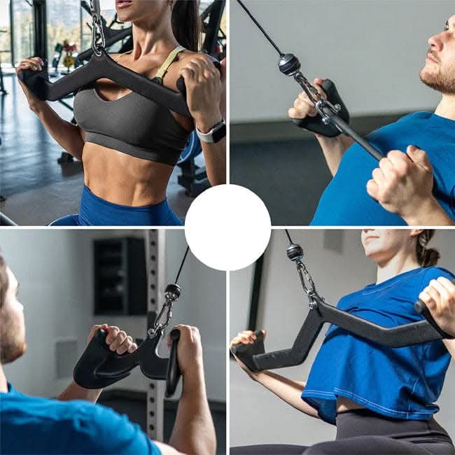 Harley Fitness LAT Pull down Cable Machine Attachment Set