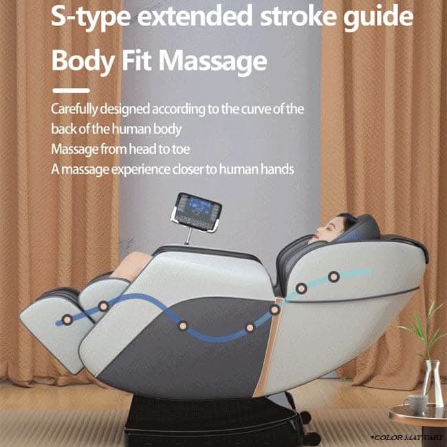 Harley Fitness Zero Gravity Massage Chair with Stretching, Tapping, Heating Back and Foot