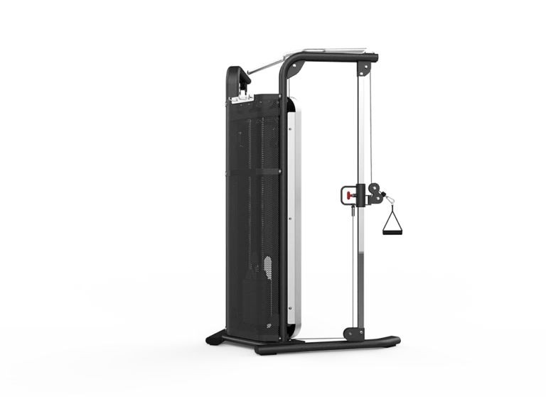 SHUA SH-G697 Home Functional Trainer – Silver Gray & Black Compact Cable Gym Machine
