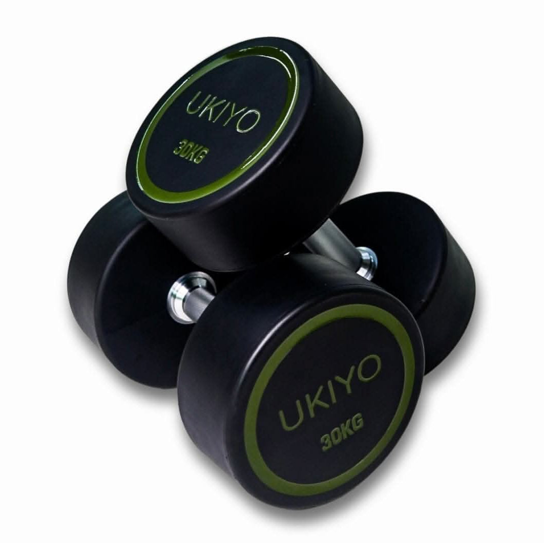 Ukiyo Premium Round Dumbbells, Sold as Pair