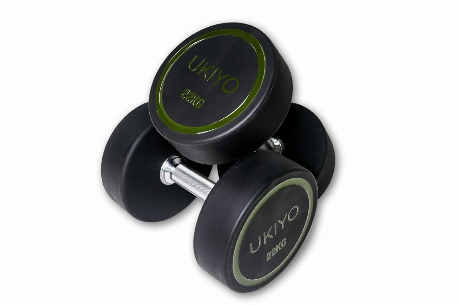Ukiyo Premium Round Dumbbells, Sold as Pair