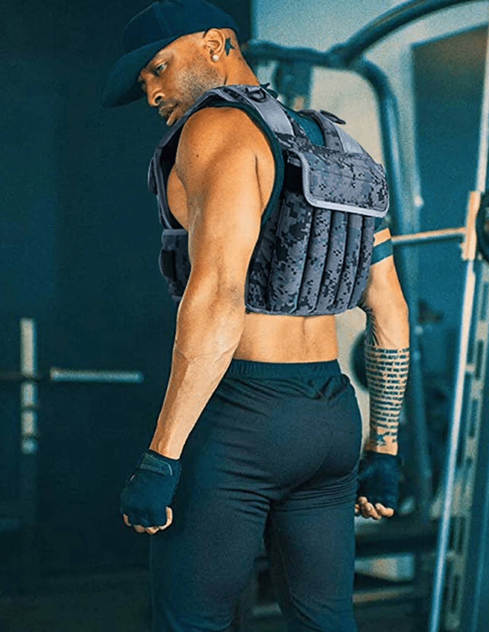 LivePro Camouflage Weighted Vest - Athletix.ae