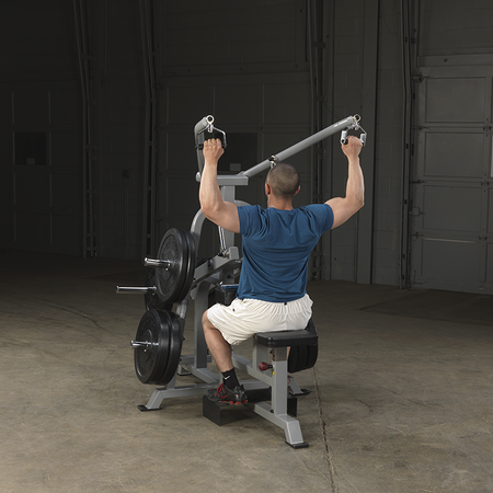 Body-Solid LVLA Leverage Lat Pulldown – Plate-Loaded Back Training Machine