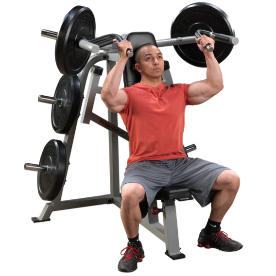 Body-Solid LVSP Leverage Shoulder Press – Plate-Loaded Upper Body Strength Trainer