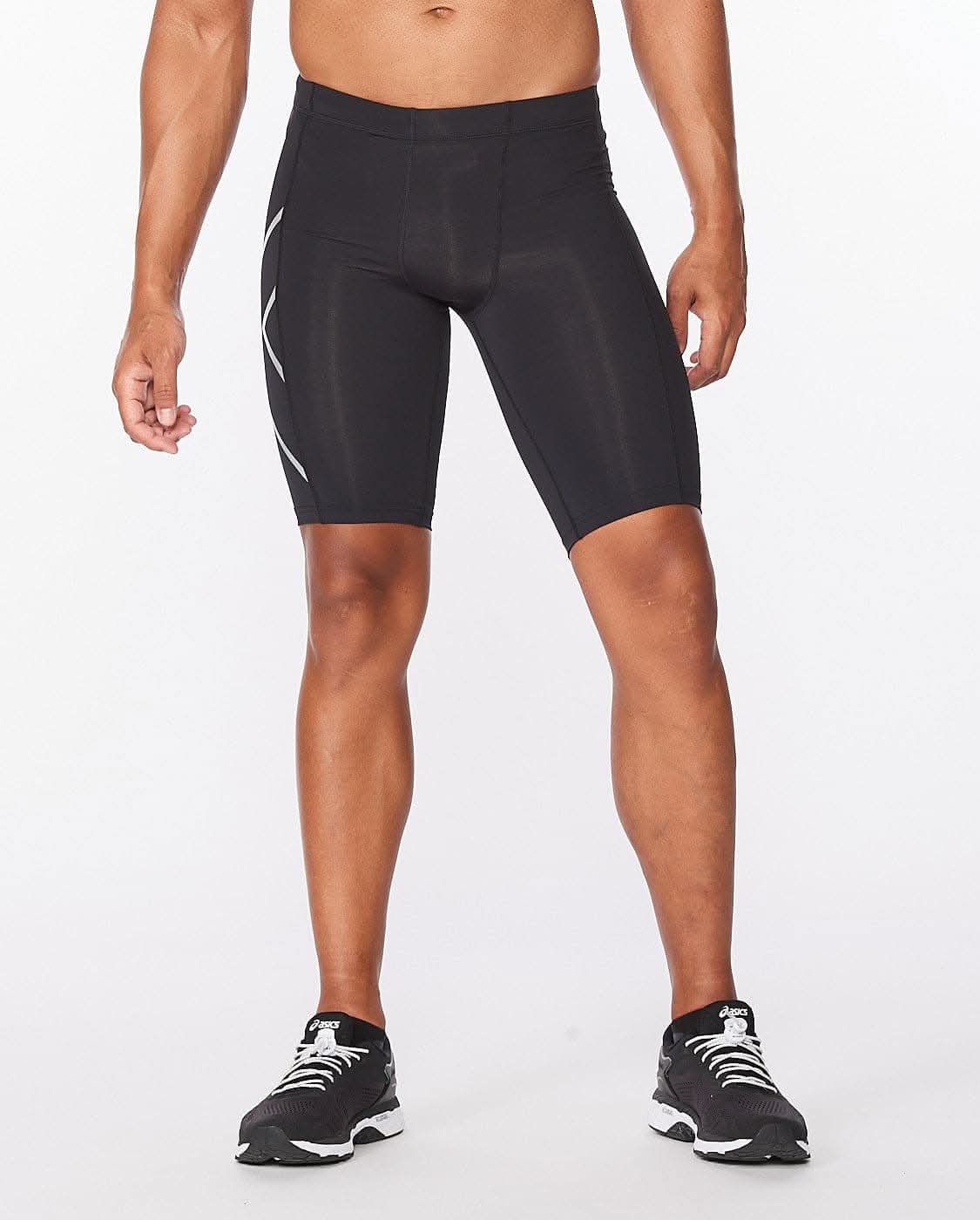 2Xu, Core Compression Tights Small, Ma3851B, Black/Silver