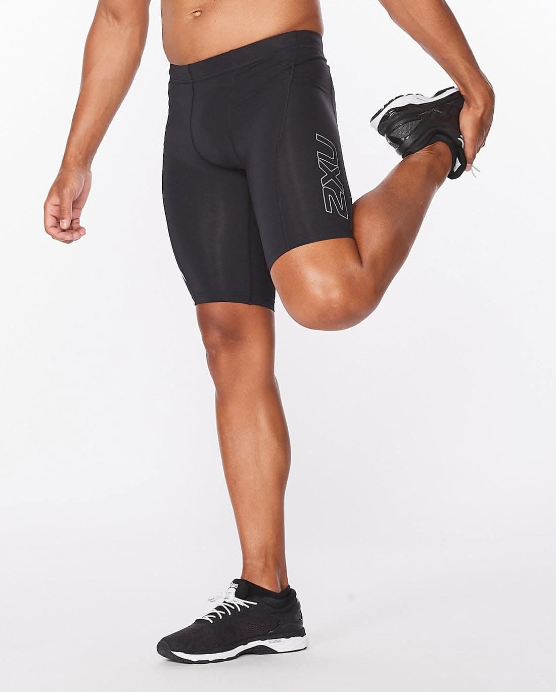 2Xu, Core Compression Tights Small, Ma3851B, Black/Silver