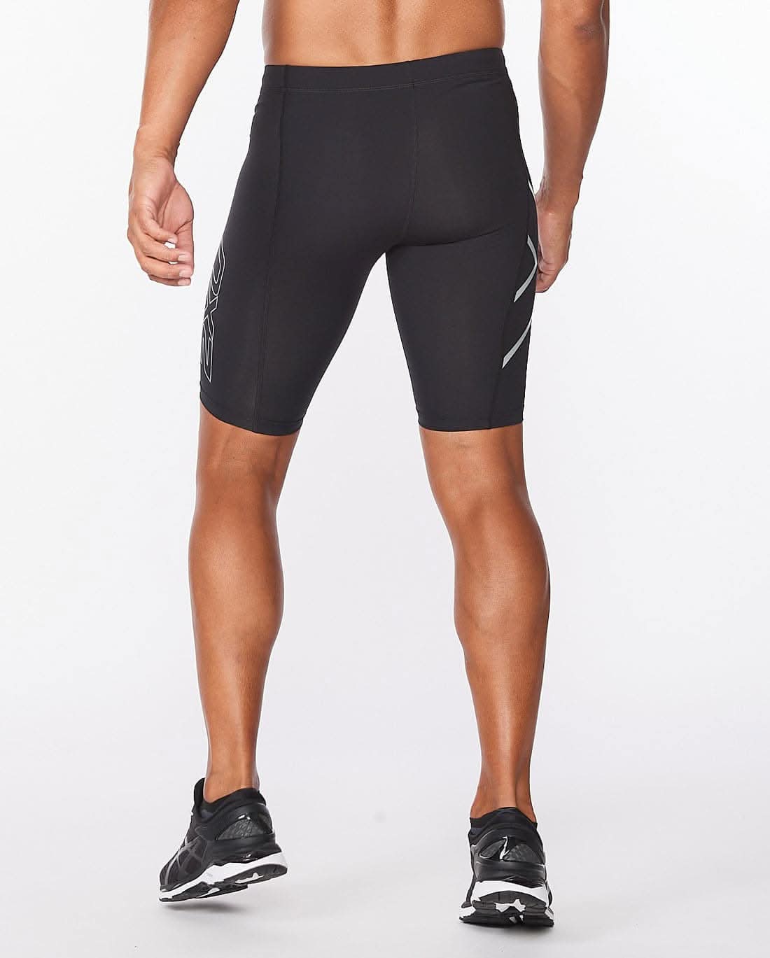 2Xu, Core Compression Tights Small, Ma3851B, Black/Silver