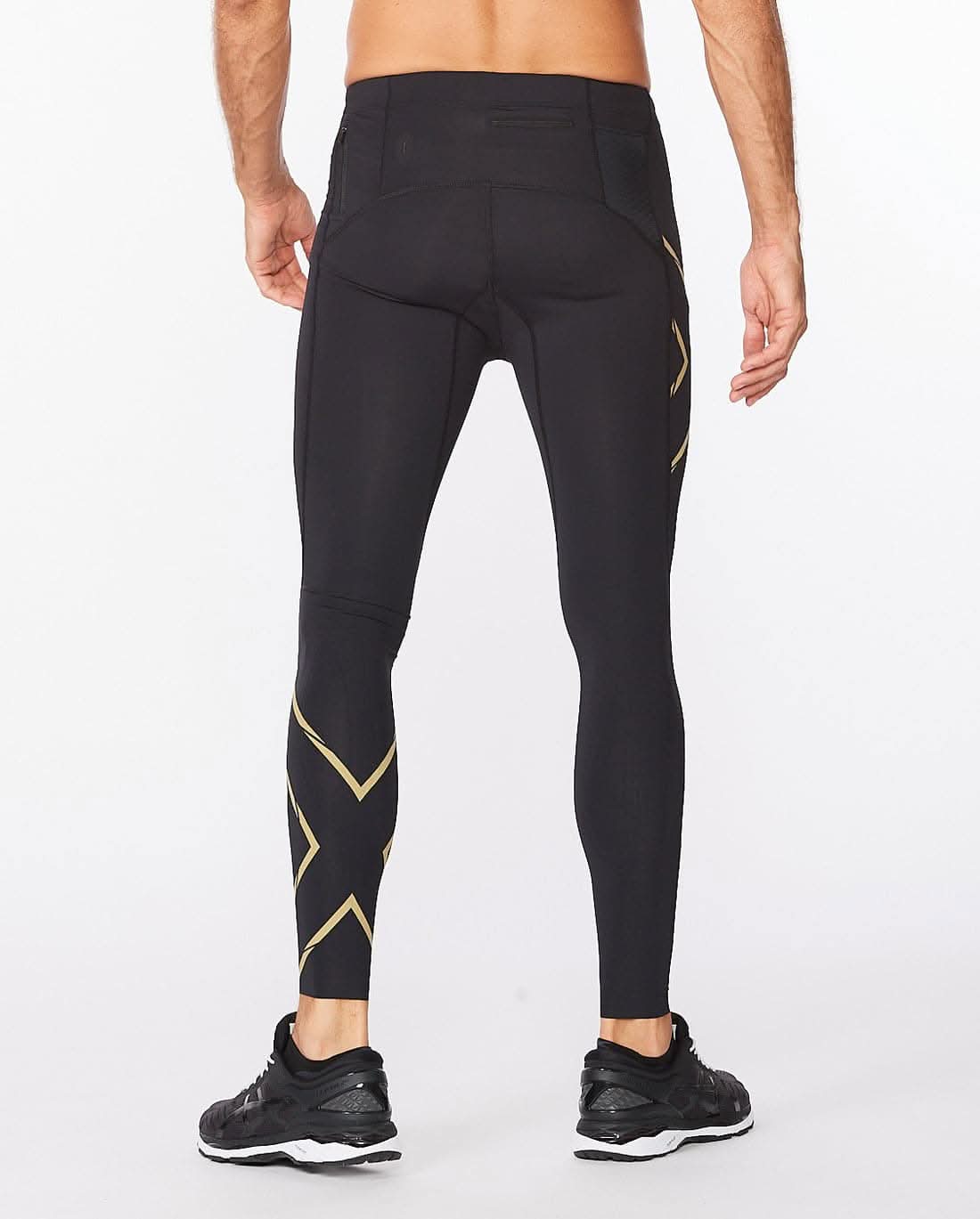 2Xu, Light Speed Compression Tight Small, Ma5305B, Black/Gold Reflective