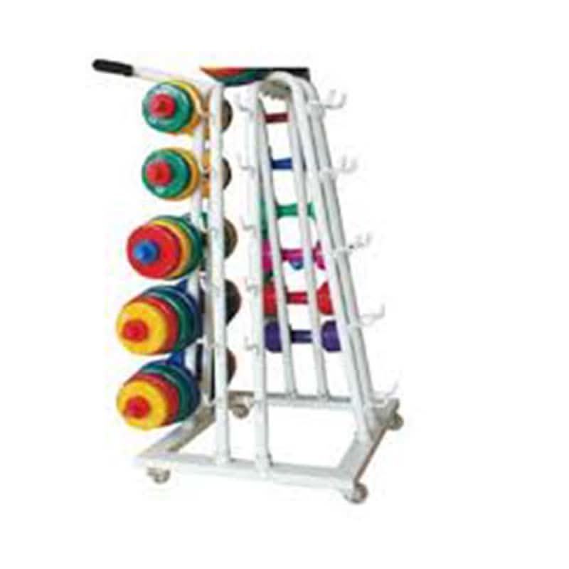 MF Dumbbell Rack for 10 Pair With Wheels