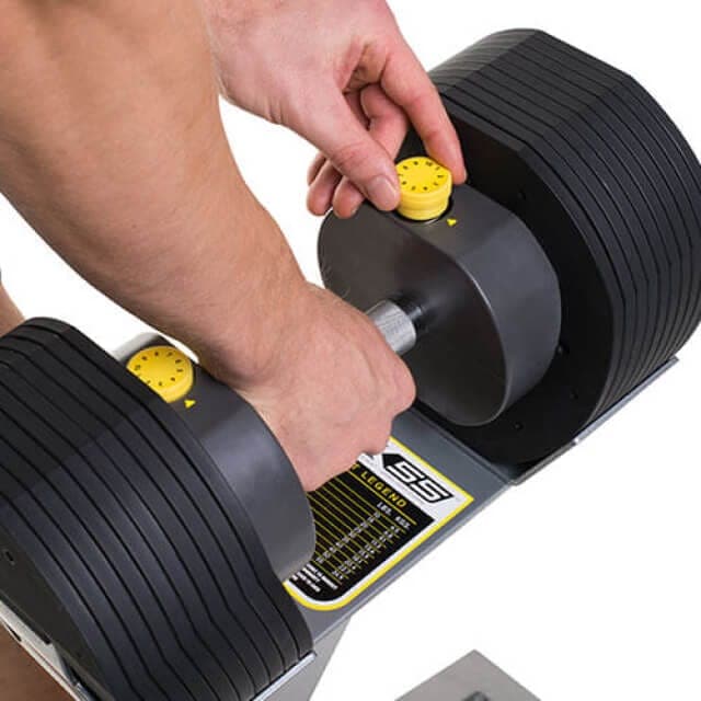 First Degree Fitness MX55P Adjustable Dumbbells
