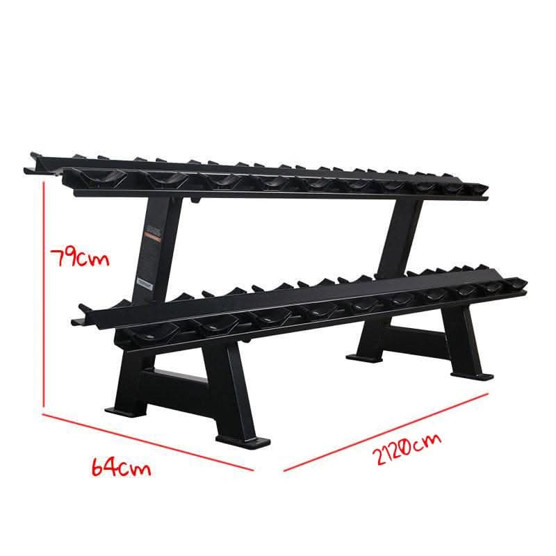 MF Marshal Fitness Two Tier Dumbbell Rack | 17660